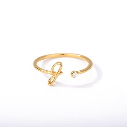 Initial ring -Letter Ring