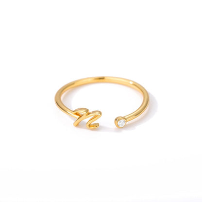 Initial ring -Letter Ring