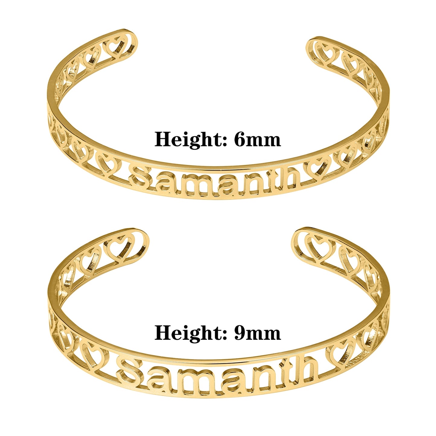 Personalized nameplate bracelet