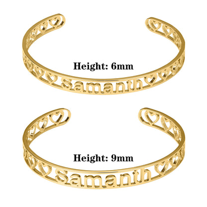 Personalized nameplate bracelet