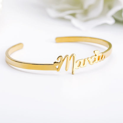 Personalized cuff bracelet