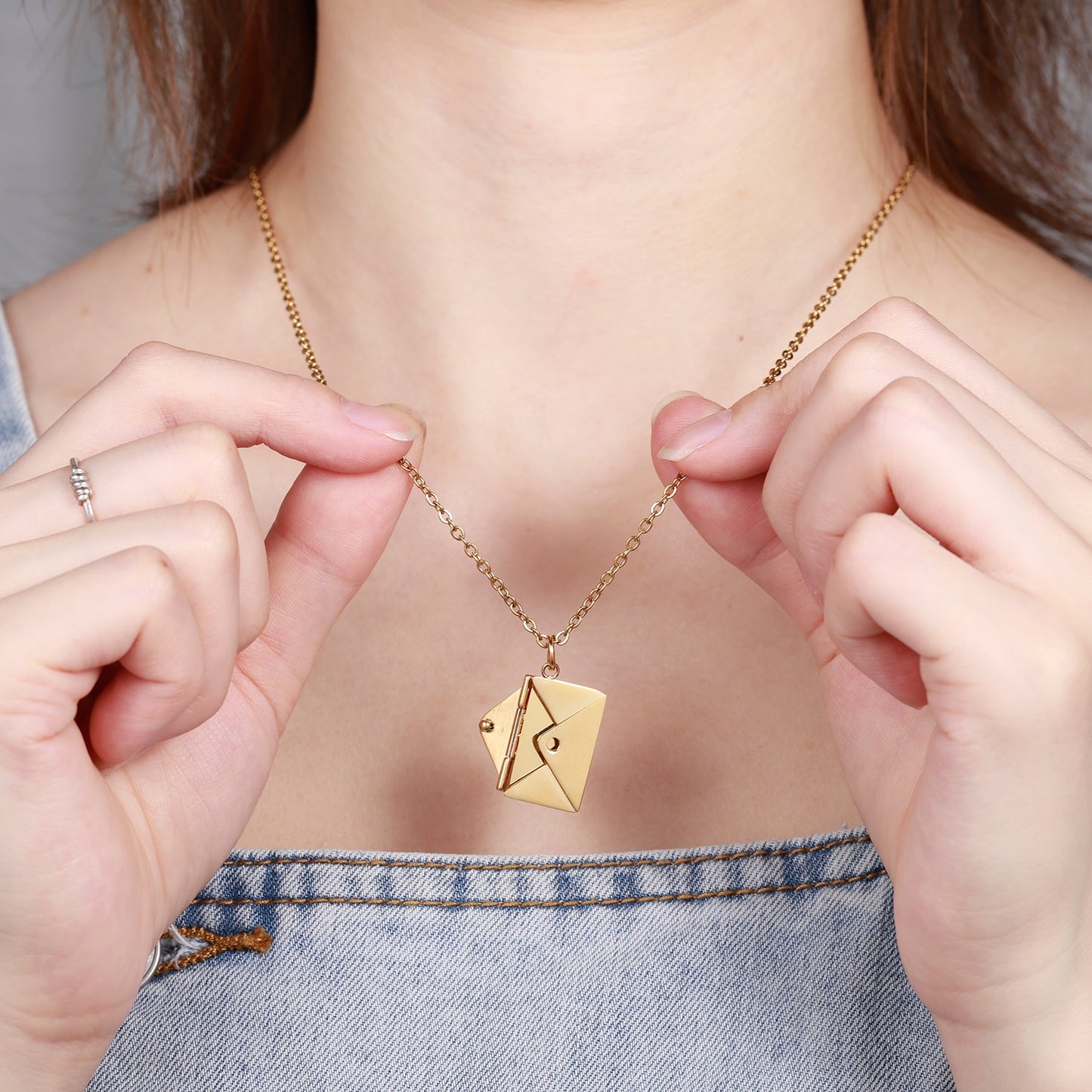 Love Letter Envelope  Necklace
