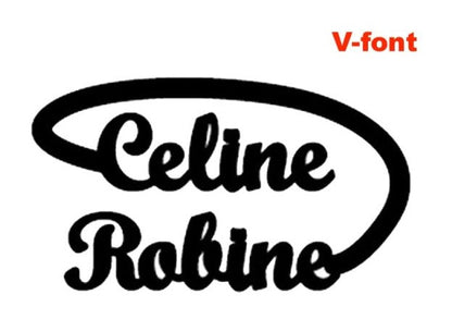 Adjustable Personalized double  Name Rings