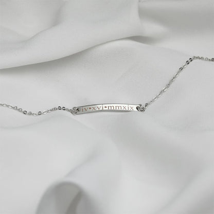Personalized engraved bracelet