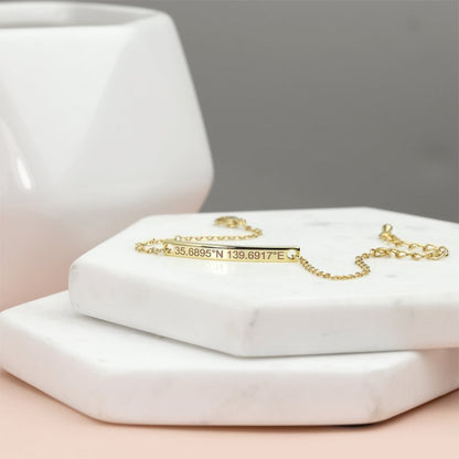 Personalized engraved bracelet