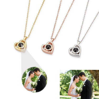 Personalized Photo Projection Necklace