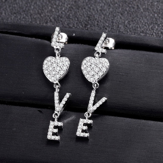 Custom-Made Vertical Name Drop Earrings