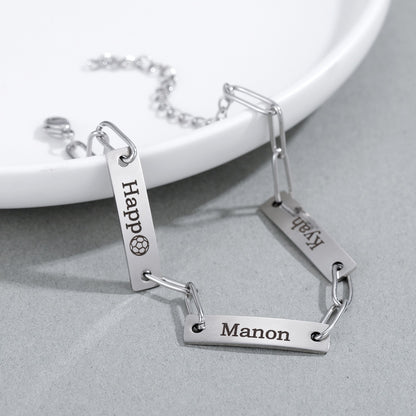 Family name bracelet